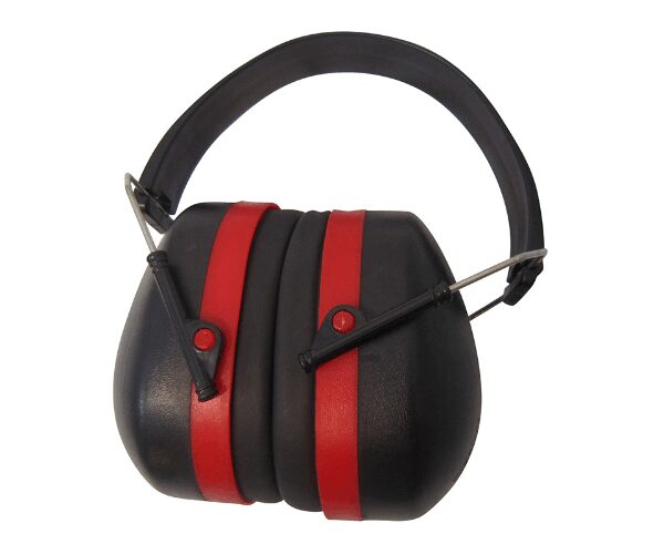 EAR MUFFS RED/BLACK EAR MUFFS RED/BLACK