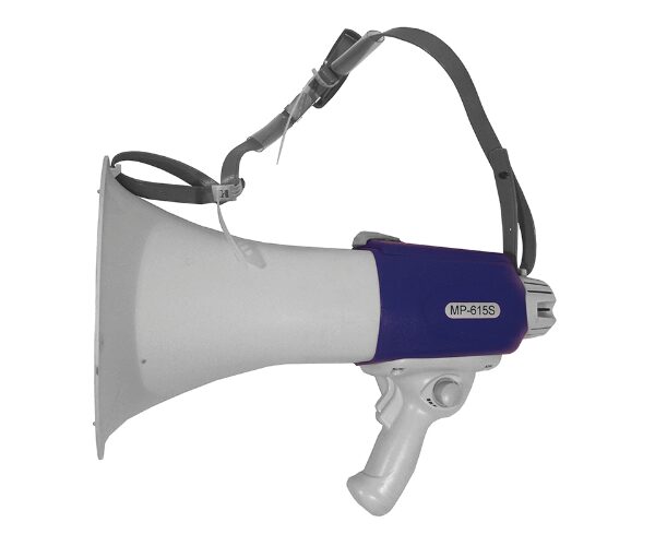 MEGAPHONE 615 HAND HELD  WITH SIREN