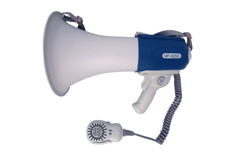 MEGAPHONE 625S WITH MIC & SIREN