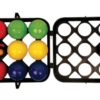 BOULE SET COLOURED METAL - IN CASE
