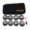 BOULE SET CHROMED METAL - IN NYLON BAG