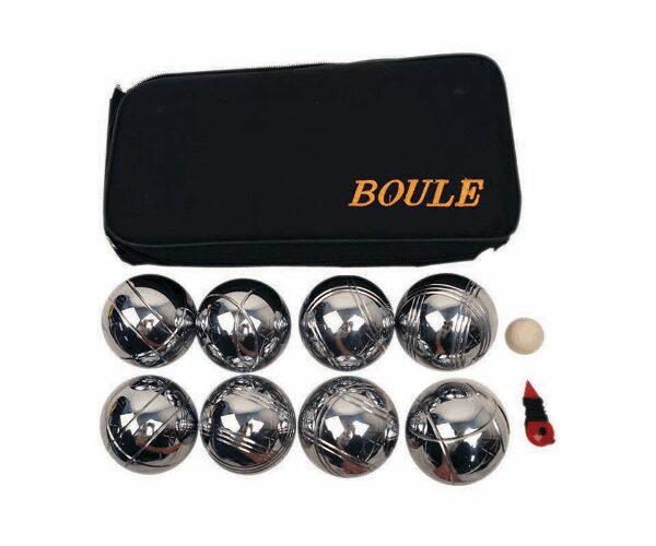 BOULE SET CHROMED METAL – IN NYLON BAG BOULE SET CHROMED METAL – IN NYLON BAG