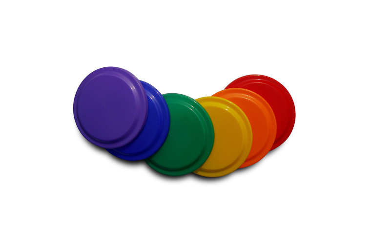 FRISBEE - SET OF 6 COLOURS