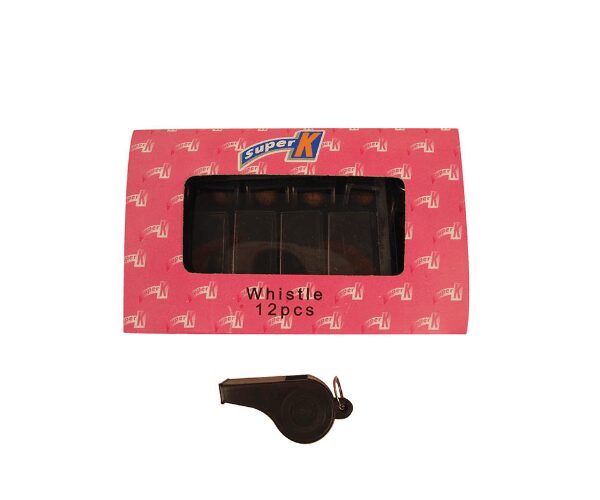 BLACK WHISTLE NO LANYARD – PLASTIC BLACK WHISTLE NO LANYARD – PLASTIC