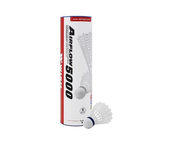 WISH SHUTTLECOCK NYLON AIR FLOW 5000 WISH SHUTTLECOCK NYLON AIR FLOW 5000