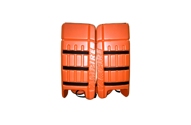 HOCKEY GOAL KEEPER LEGGUARDS & KICKERS V6K - ORANGE