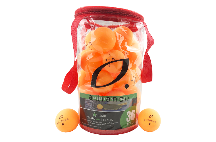 TABLE TENNIS BALLS 40+ ABS 1 STAR ORANGE